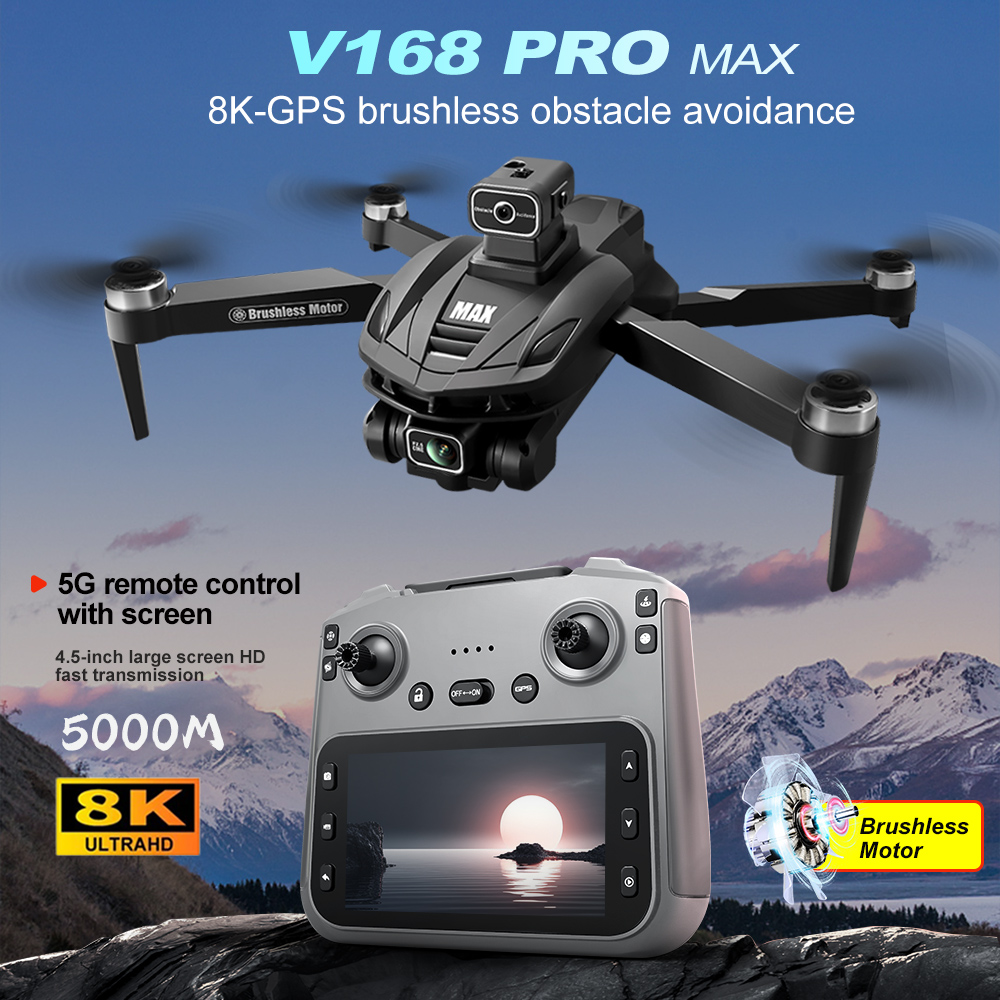V168 PRO Max GPS Drohne 8K Pro – Drone Surveying Bewertung und Preis