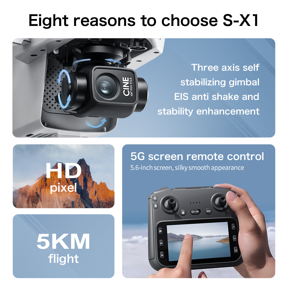 Lenovo S-X1 MAX GPS-Drohne mit – Drone Surveying Bewertung und Preis