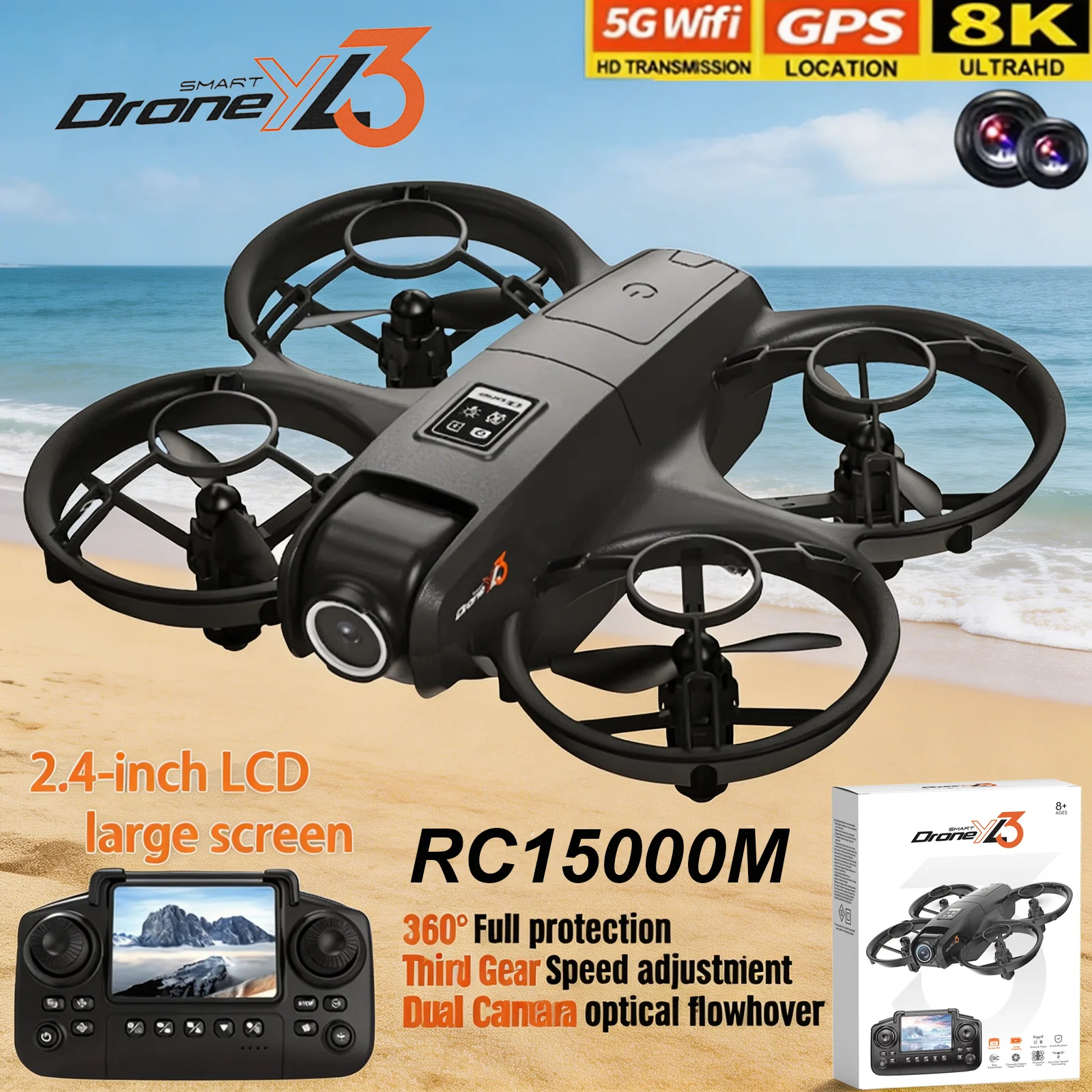 Neue YL3 RC-Drohne mit 8K 1080 – Drone Surveying Bewertung und Preis
